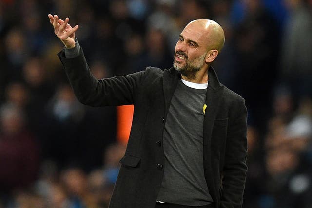 Pep Guardiola criticised his players for 'forgetting to play' in the second half