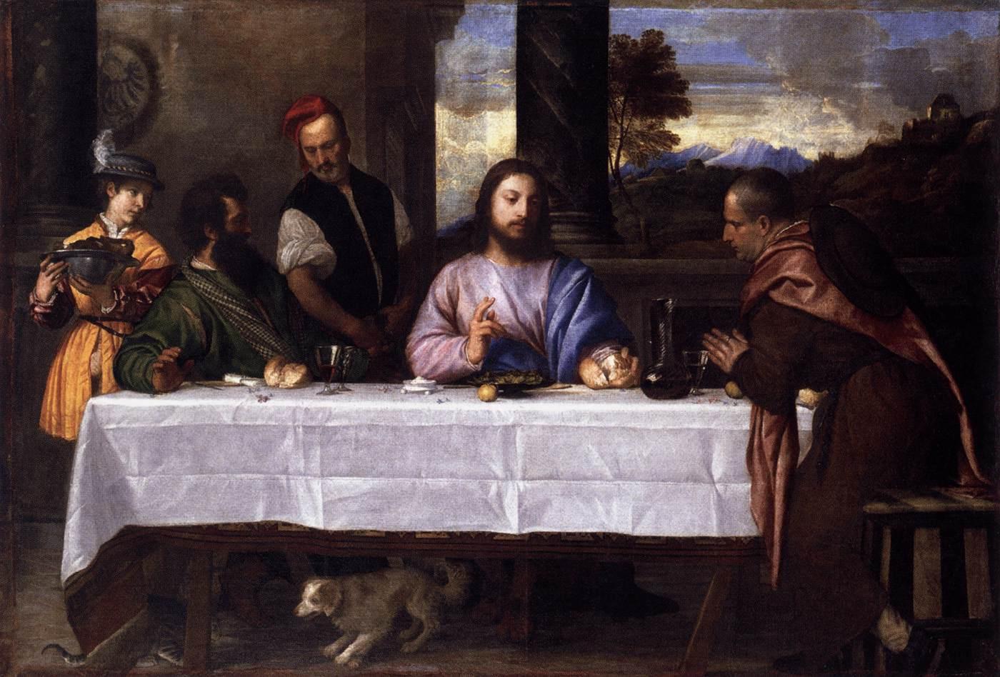 Titian’s ‘The Supper at Emmaus’ has been sent over from the Louvre