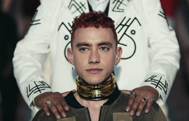 Years & Years frontman Olly Alexander in the video for 'Sanctify'