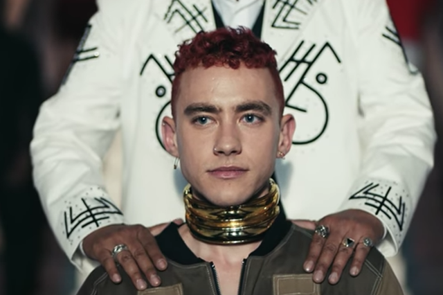Years & Years frontman Olly Alexander in the video for 'Sanctify'