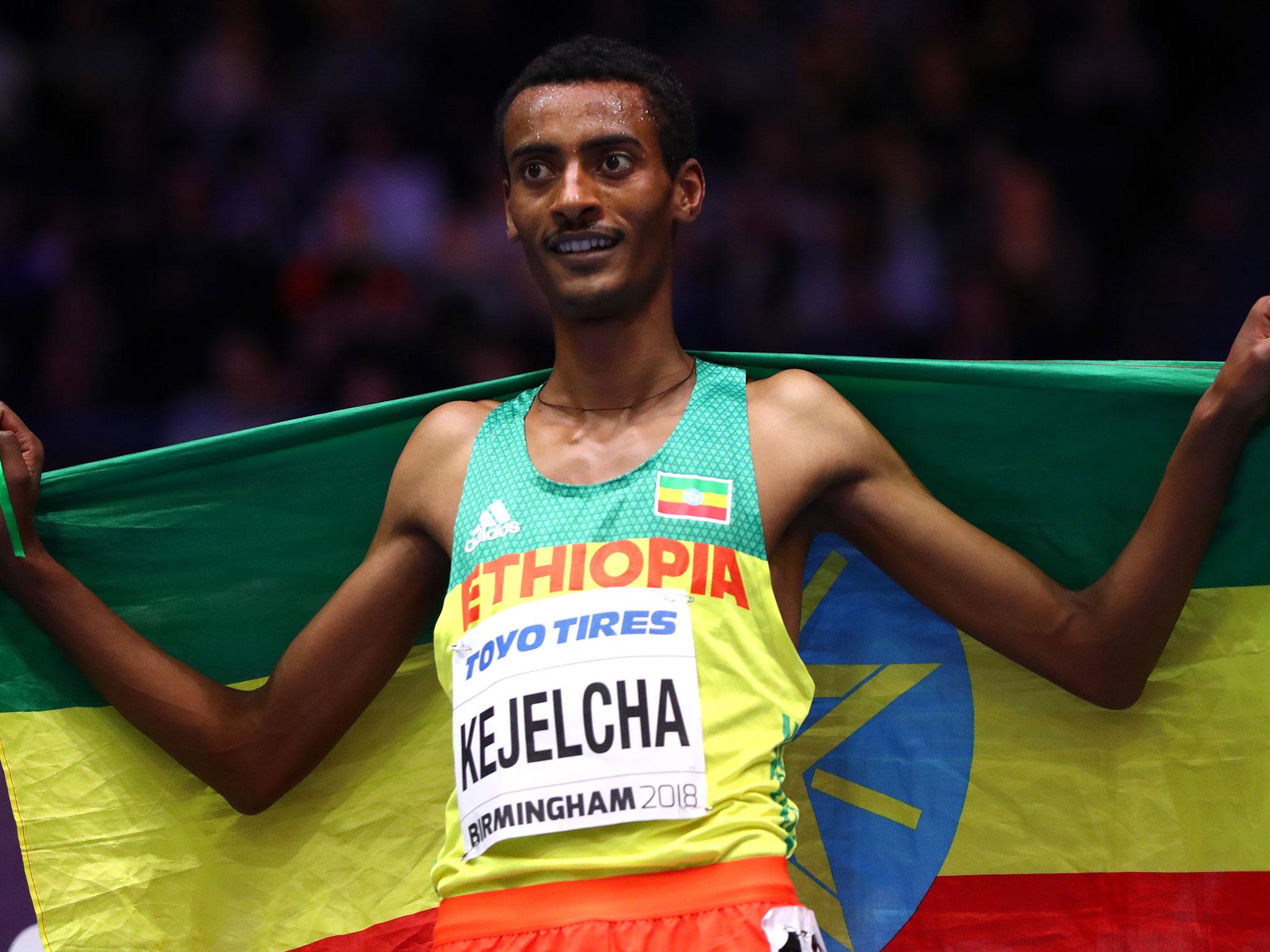 Speaking after winning the men’s 3,000m, Kejelcha told The Independent that his nation’s athletes are fuelled by the incentive of being given land bonuses by the government – not drugs