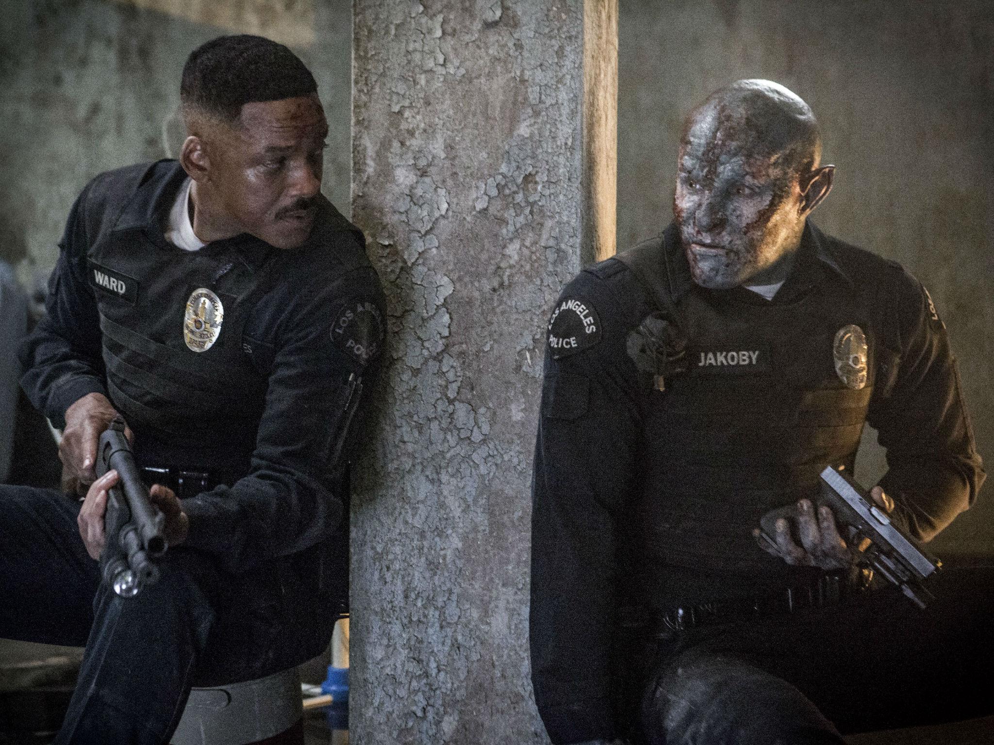 Will Smith and Joel Edgerton in Netflix film 'Bright'