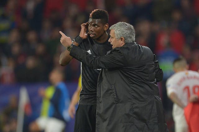 Pogba and Mourinho fell out when the Frenchman was dropped earlier this season