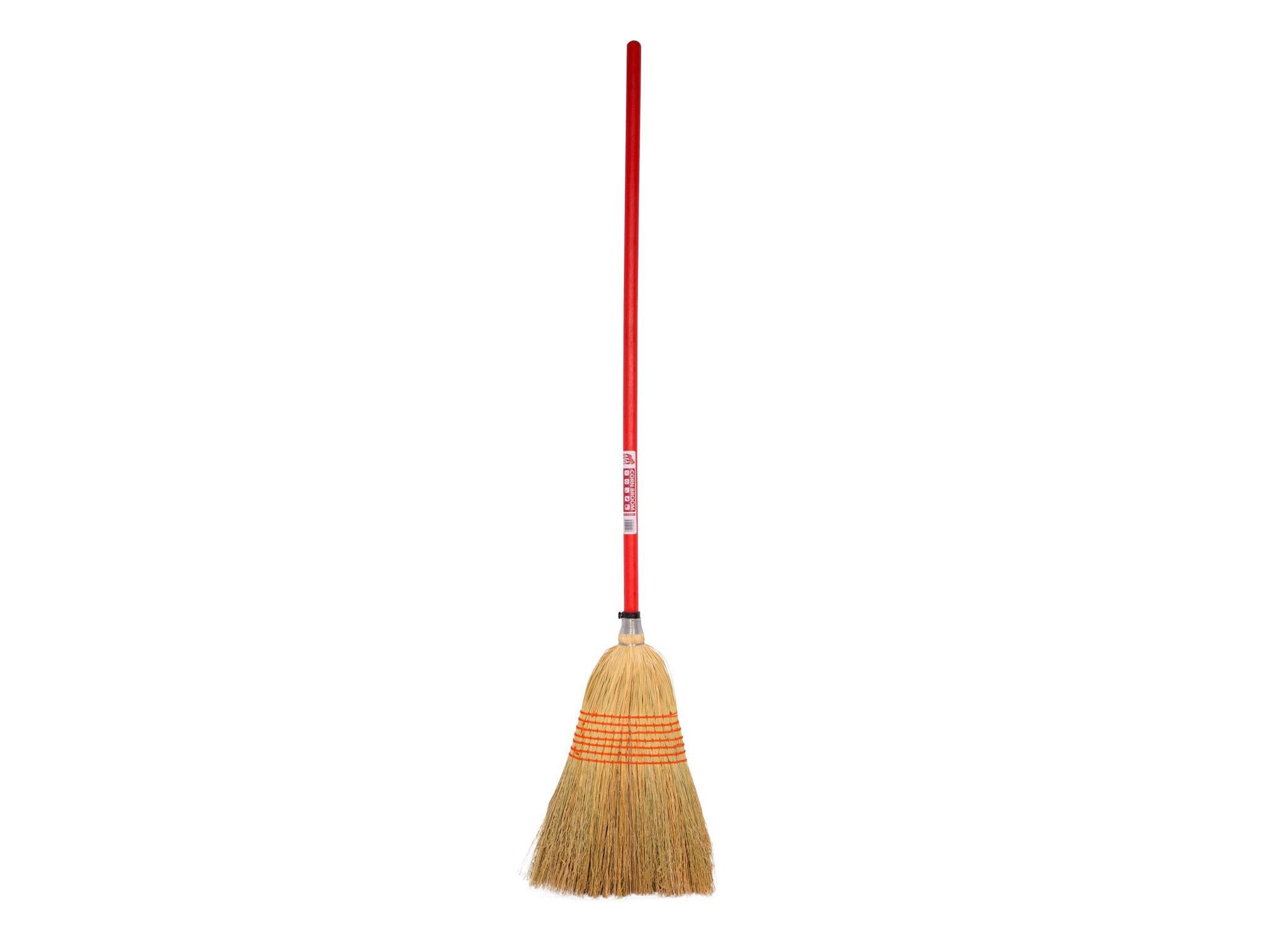 28" 700mm RED Sweeping Brush Head Stiff Bristle Hard Broom Garden Yard Sweeper 