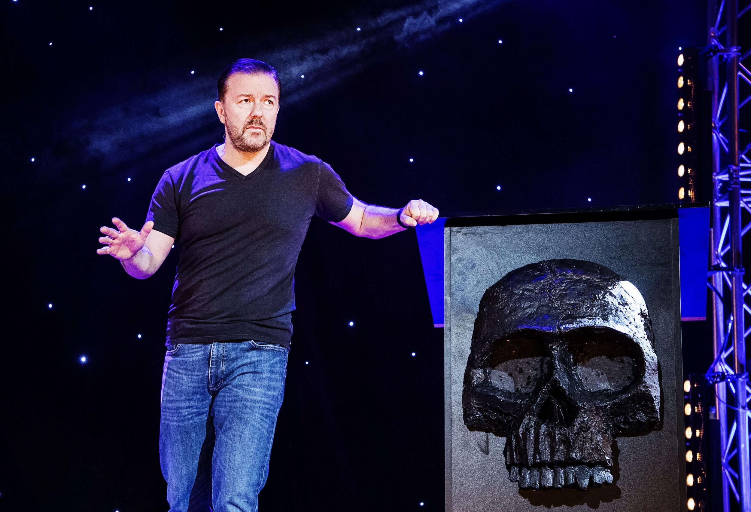 Ricky Gervais on the ‘Humanity’ tour