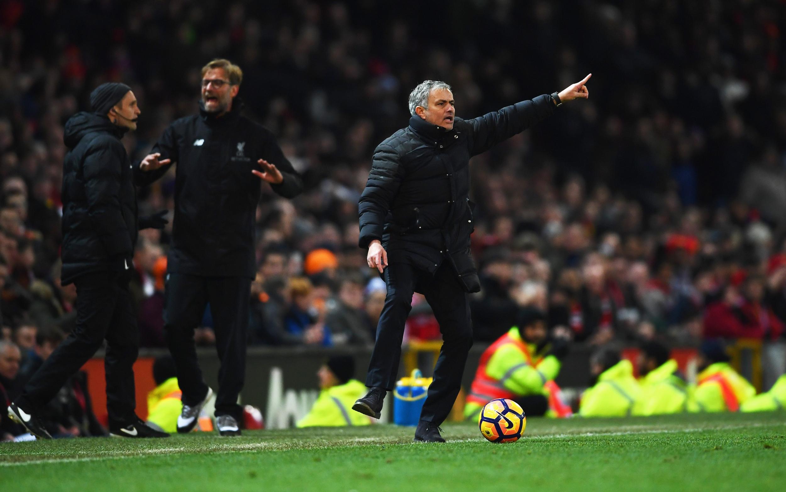 Jose Mourinho and Jurgen Klopp will meet again this weekend