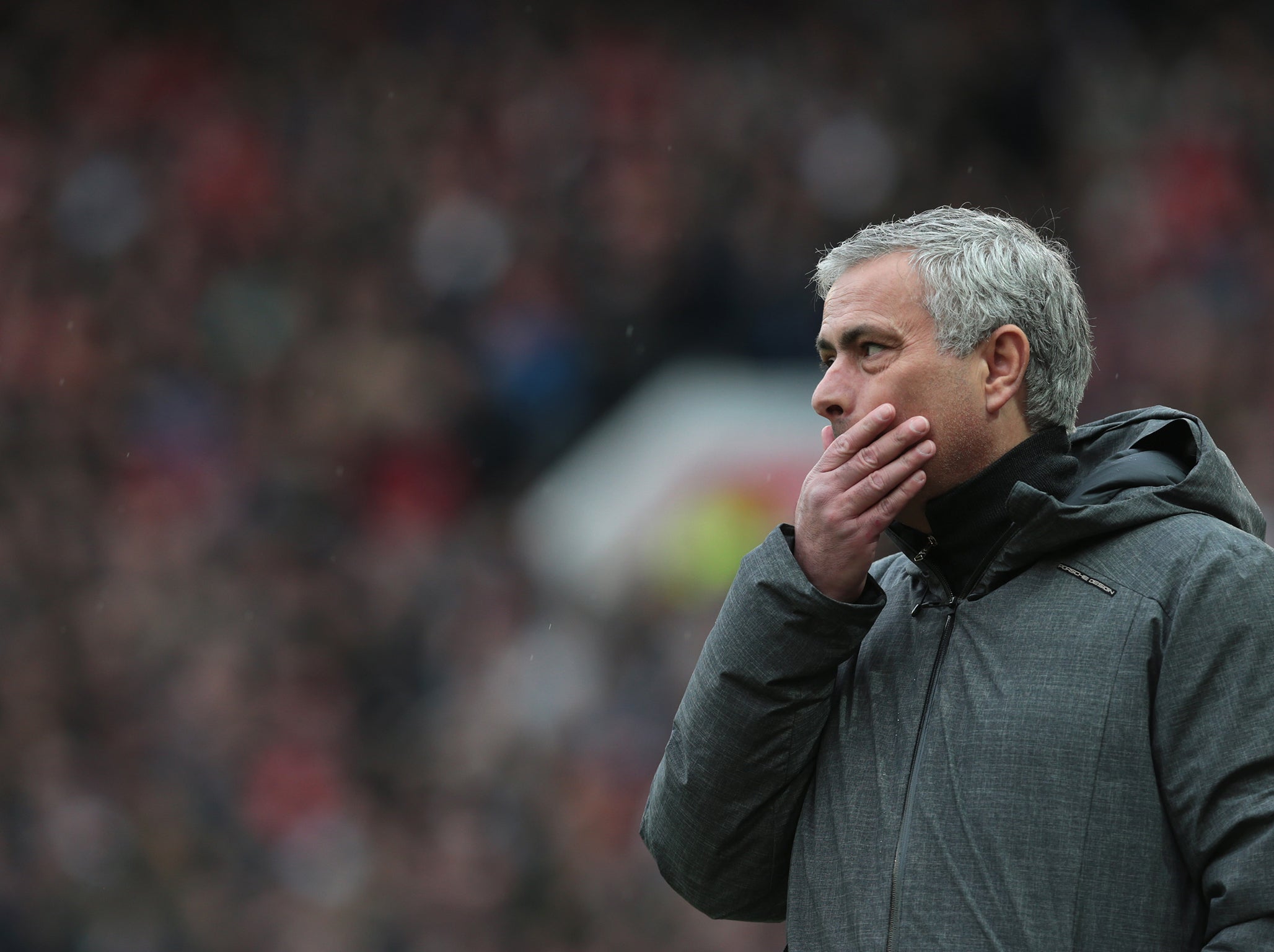 Jose Mourinho was not happy with the atmosphere