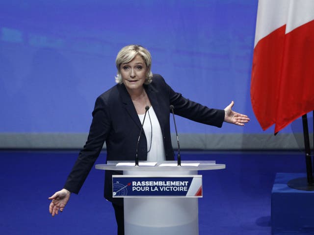 Ms Le Pen denies the EU accusations and said the withholding of funds was illegal