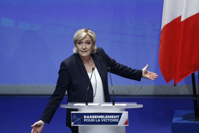Ms Le Pen denies the EU accusations and said the withholding of funds was illegal