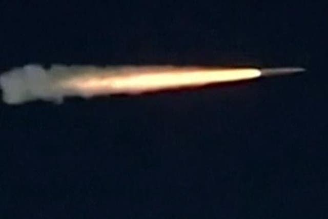 Moscow released footage which it said showed the successful test launch of the Kinzhal missile system