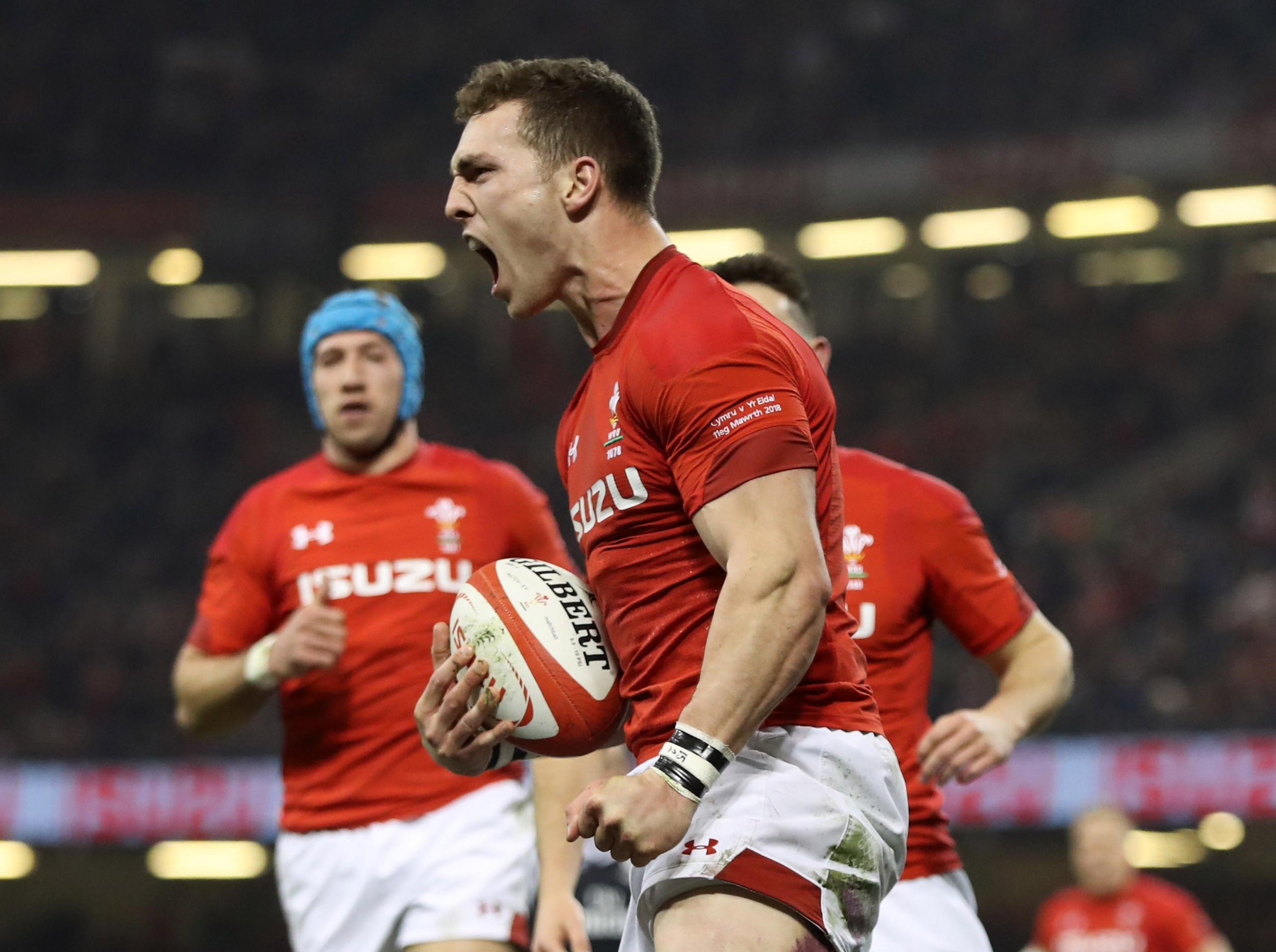 George North carried on his good form with two tries