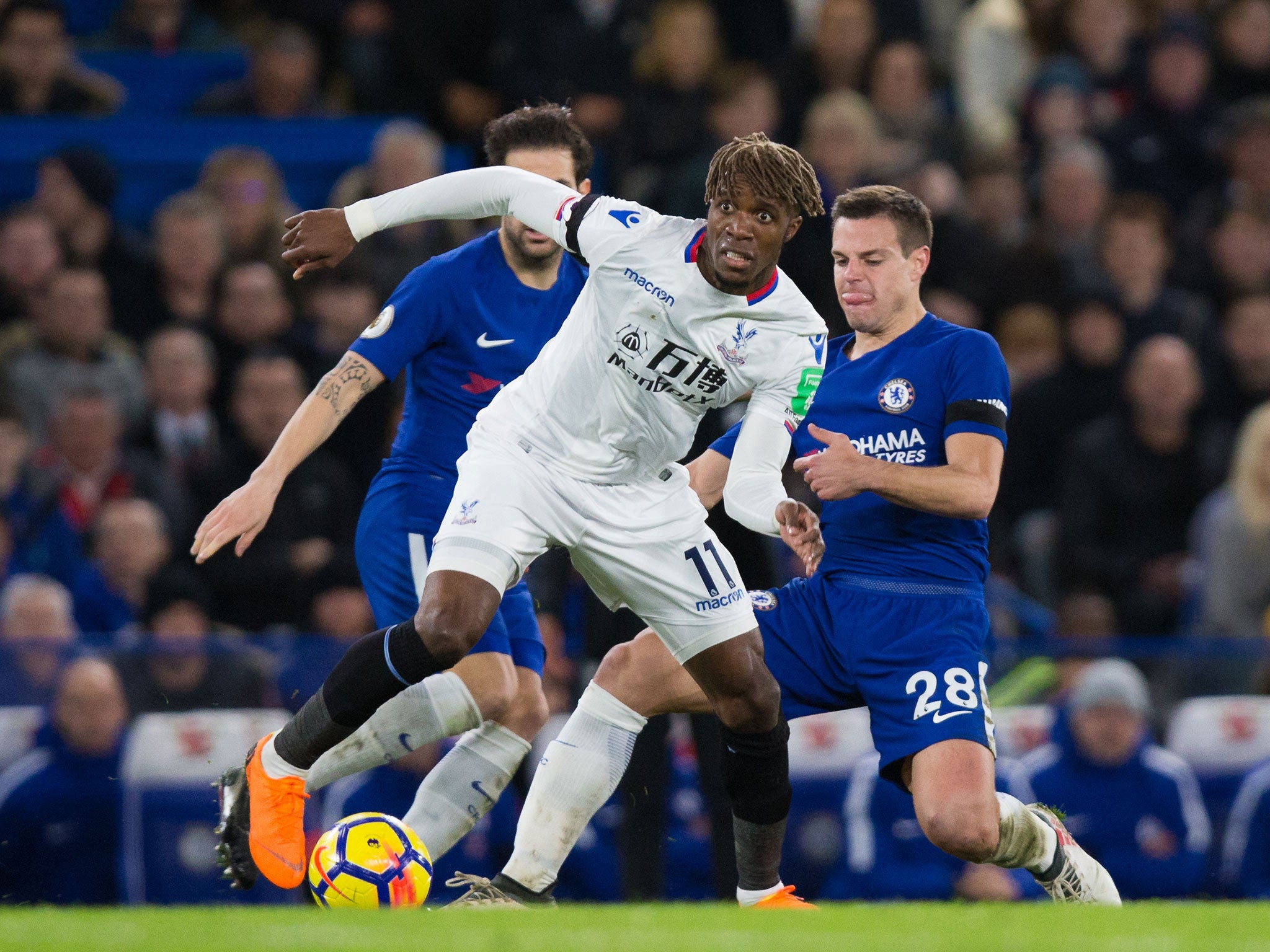 Zaha returned to action for Palace at the weekend