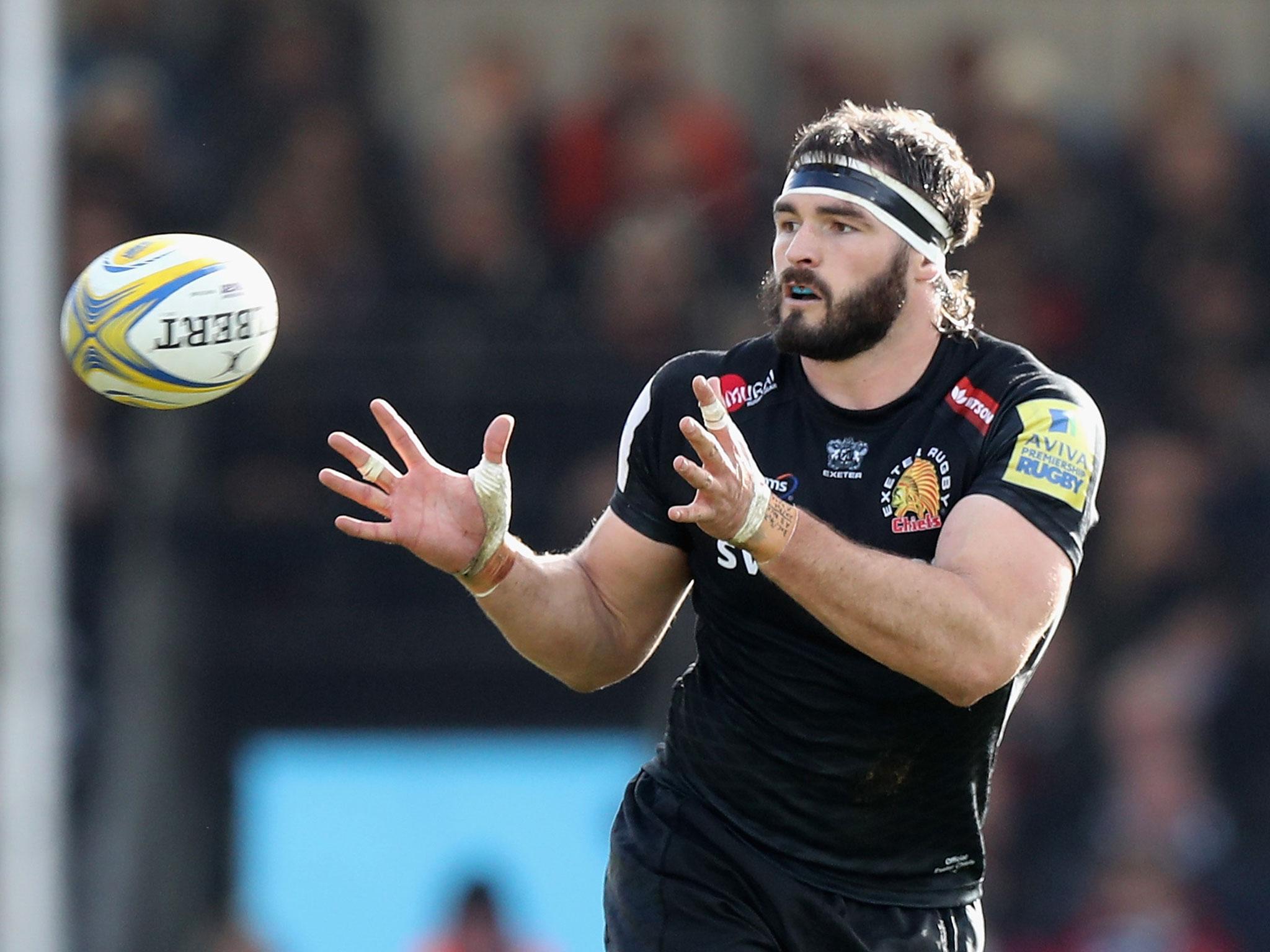 Don Armand in action for the Exeter Chiefs
