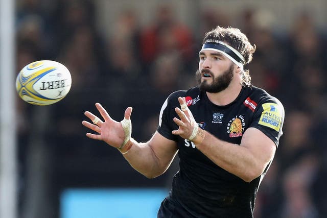 Don Armand in action for the Exeter Chiefs