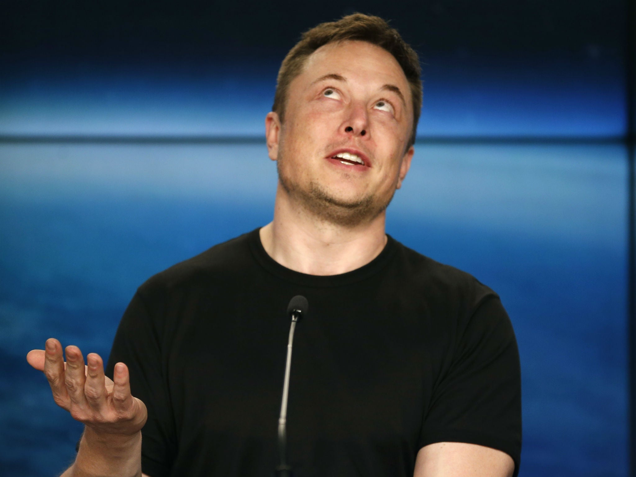The ever newsworthy Tesla boss Elon Musk 