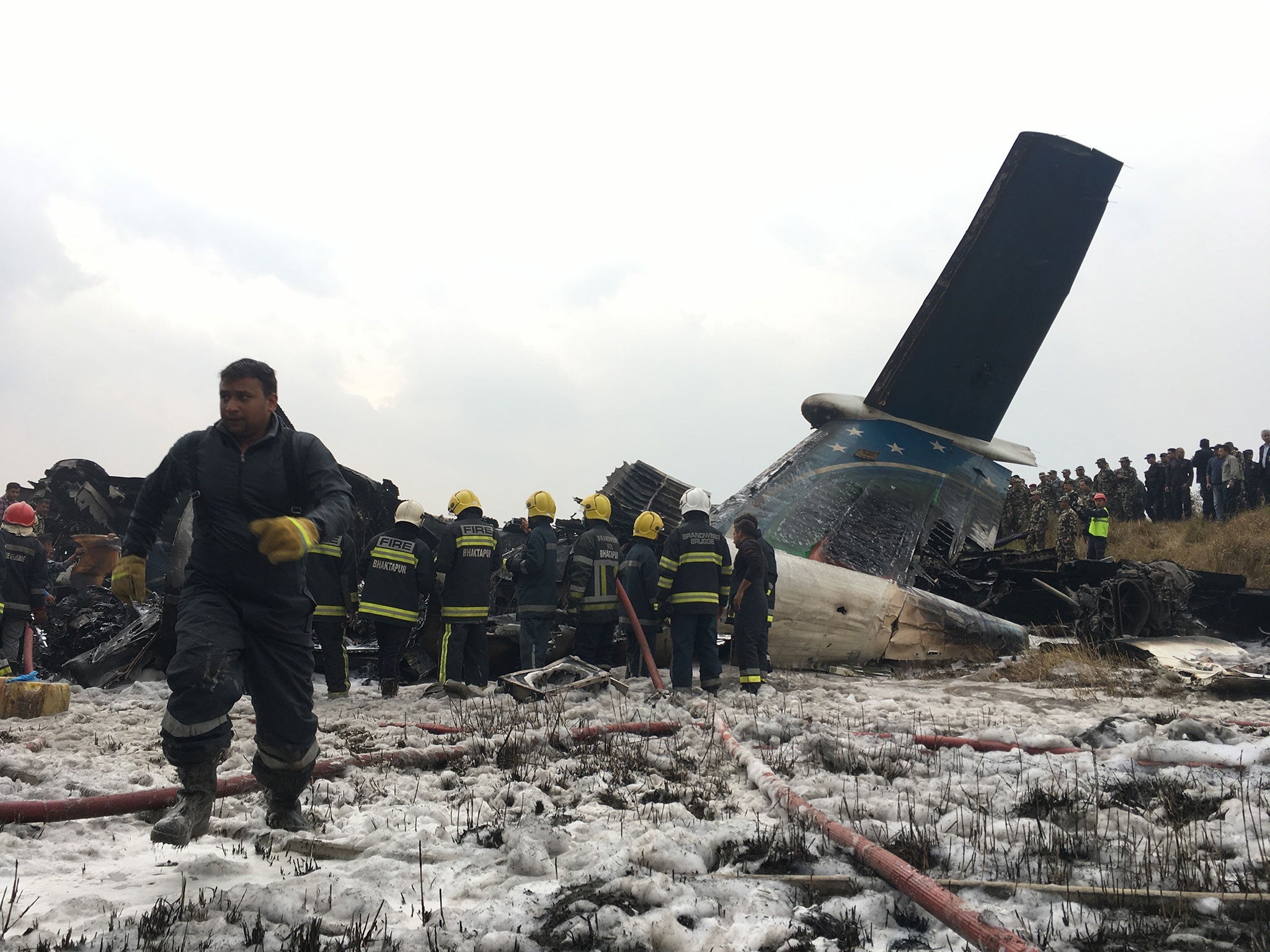 Kathmandu plane crash At least 50 dead as Bangladeshi jet crashes at