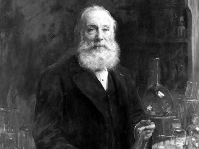Oil on canvas portrait of Sir William Henry Perkin from 1906 by Sir Arthur Stockdale Cope