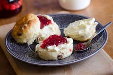 Cornish advert showing scone with jam on top of cream prompts outrage