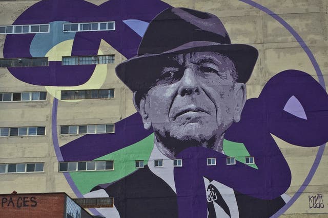 Tower of song: a mural of Cohen in Plateau-Mont-Royal