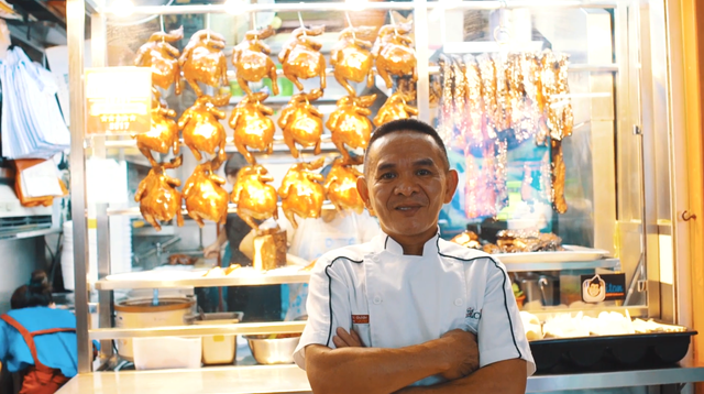 Chan Hong Men, the world's first Michelin-star street food chef, is flying from Singapore to serve his food in London