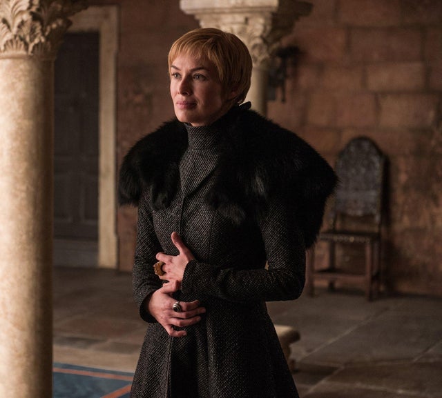 Cersei donned darker colours as the drama went on