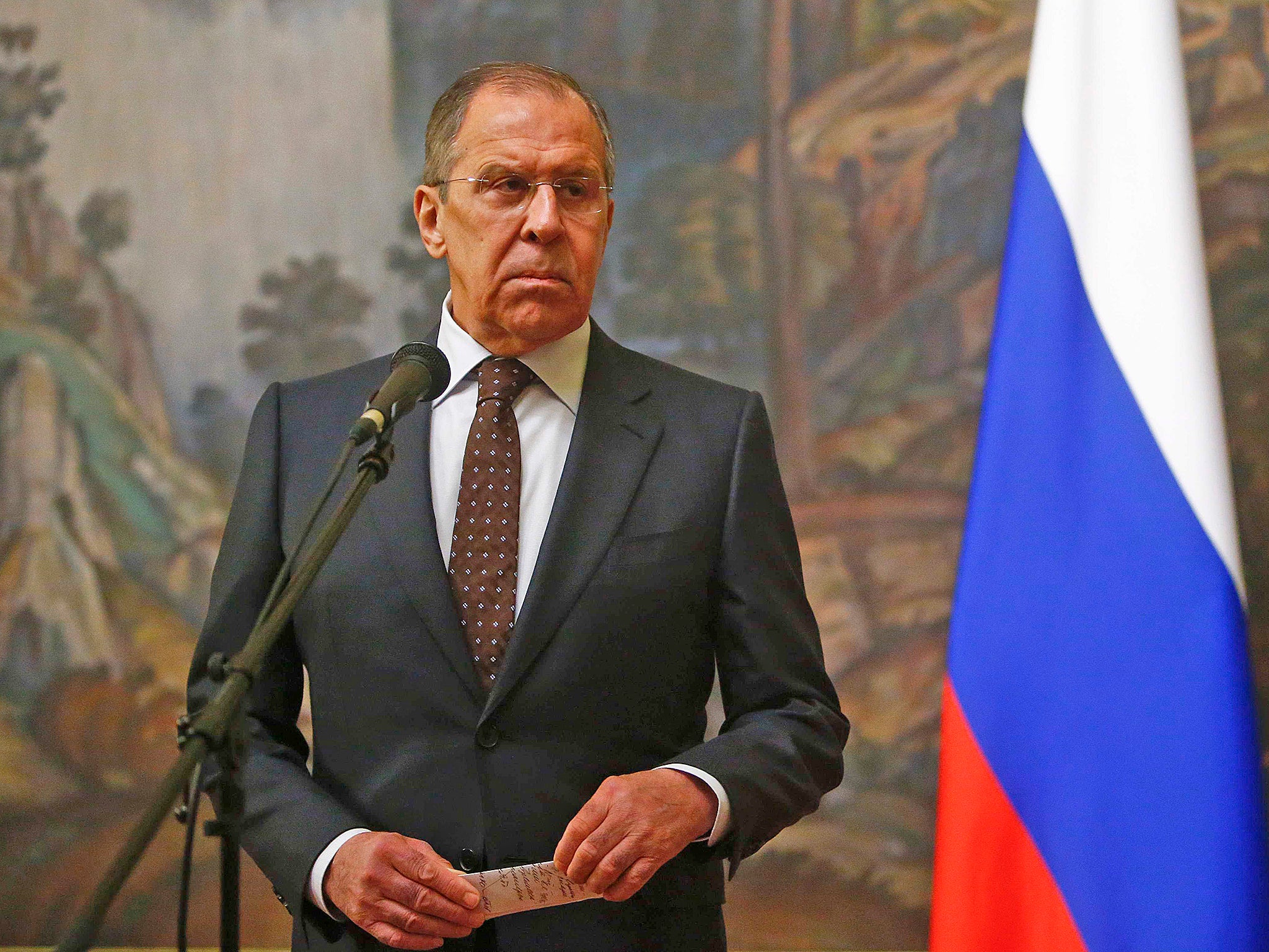 Russian Foreign Minister Sergei Lavrov