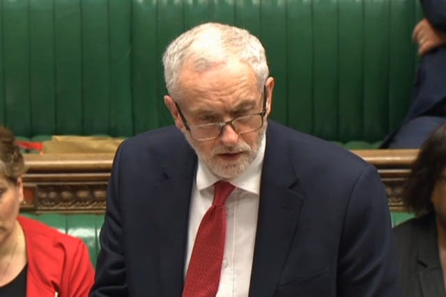 Corbyn was calling for specific powers, and pressuring May to introduce them. There is a good chance that the government will be forced to concede