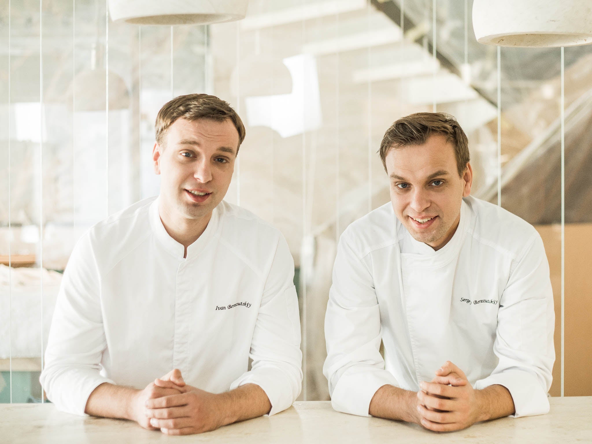 Ivan and Sergey Berezutskiy have thrived from the ban, specialising in locally sourced ingredients (Wine and Crab)
