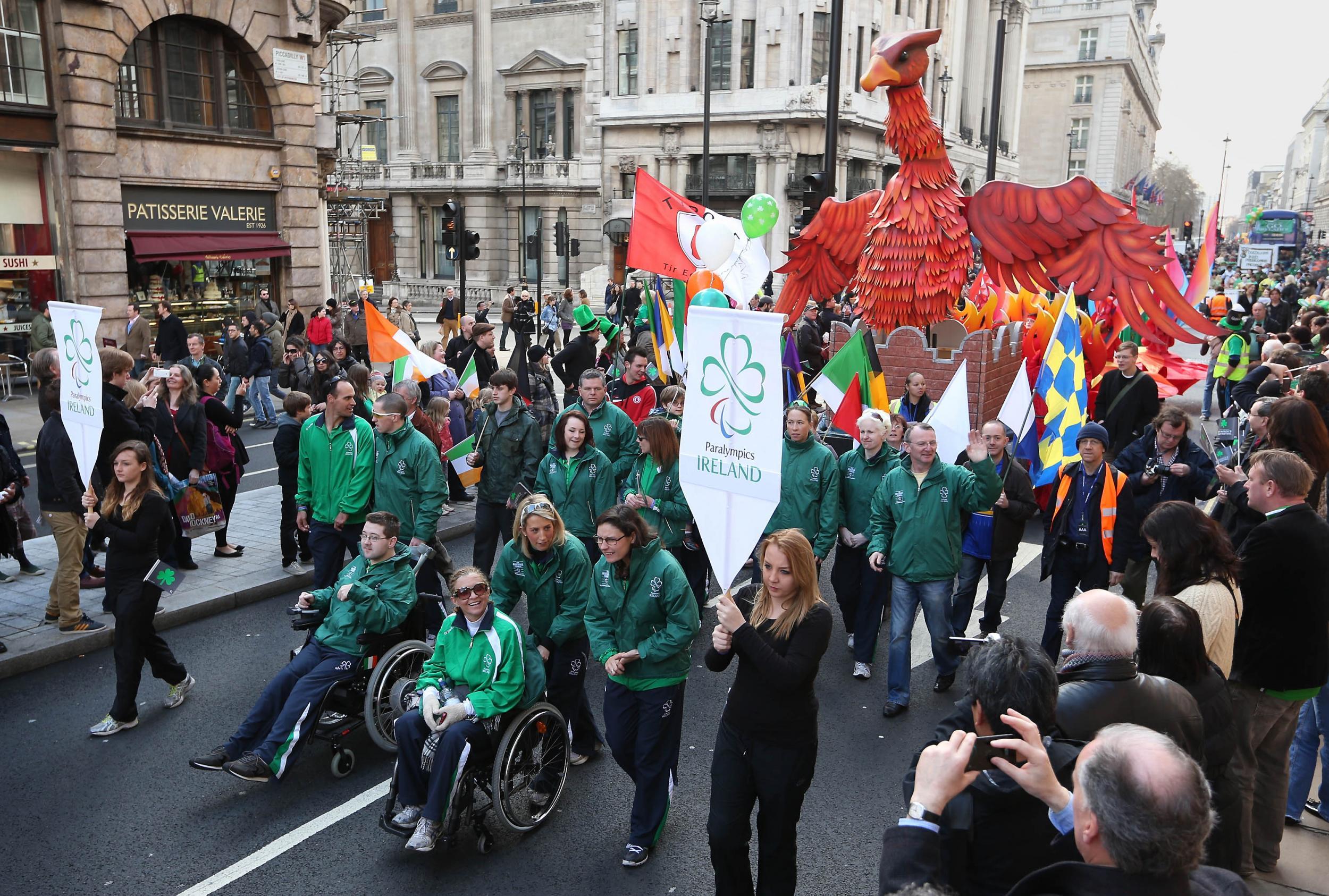 London's St Patrick's Day parade will happen on March 18 (Getty)