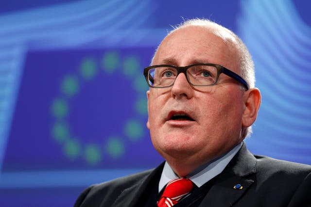 European Commission First Vice-President Frans Timmermans