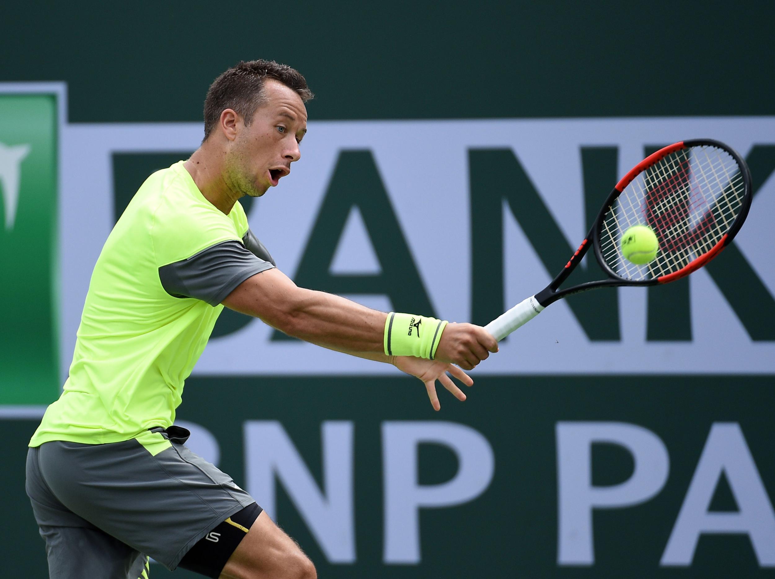 Kohlschreiber snapped a 13-match losing streak against top 10 players