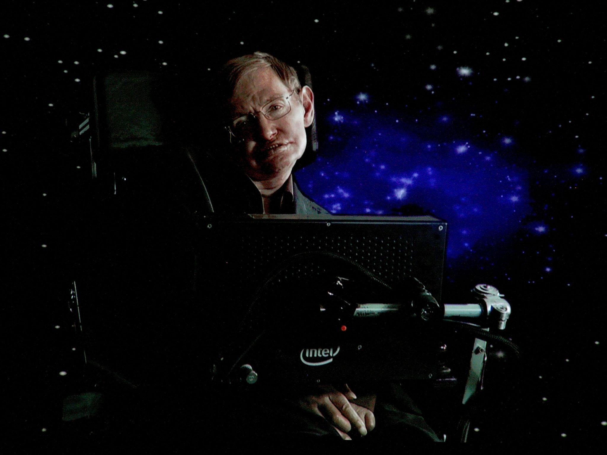 Professor Hawking in 2010