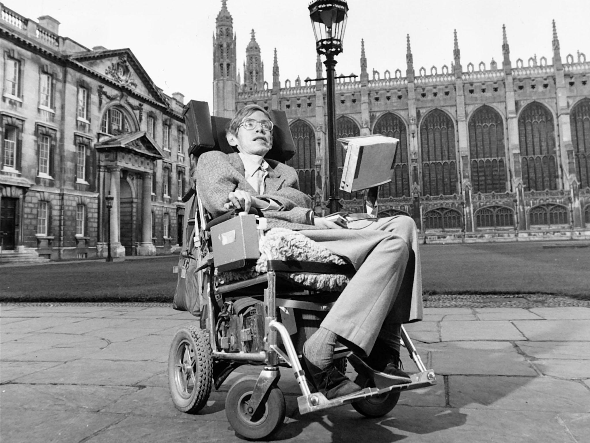Hawking at the University of Cambridge