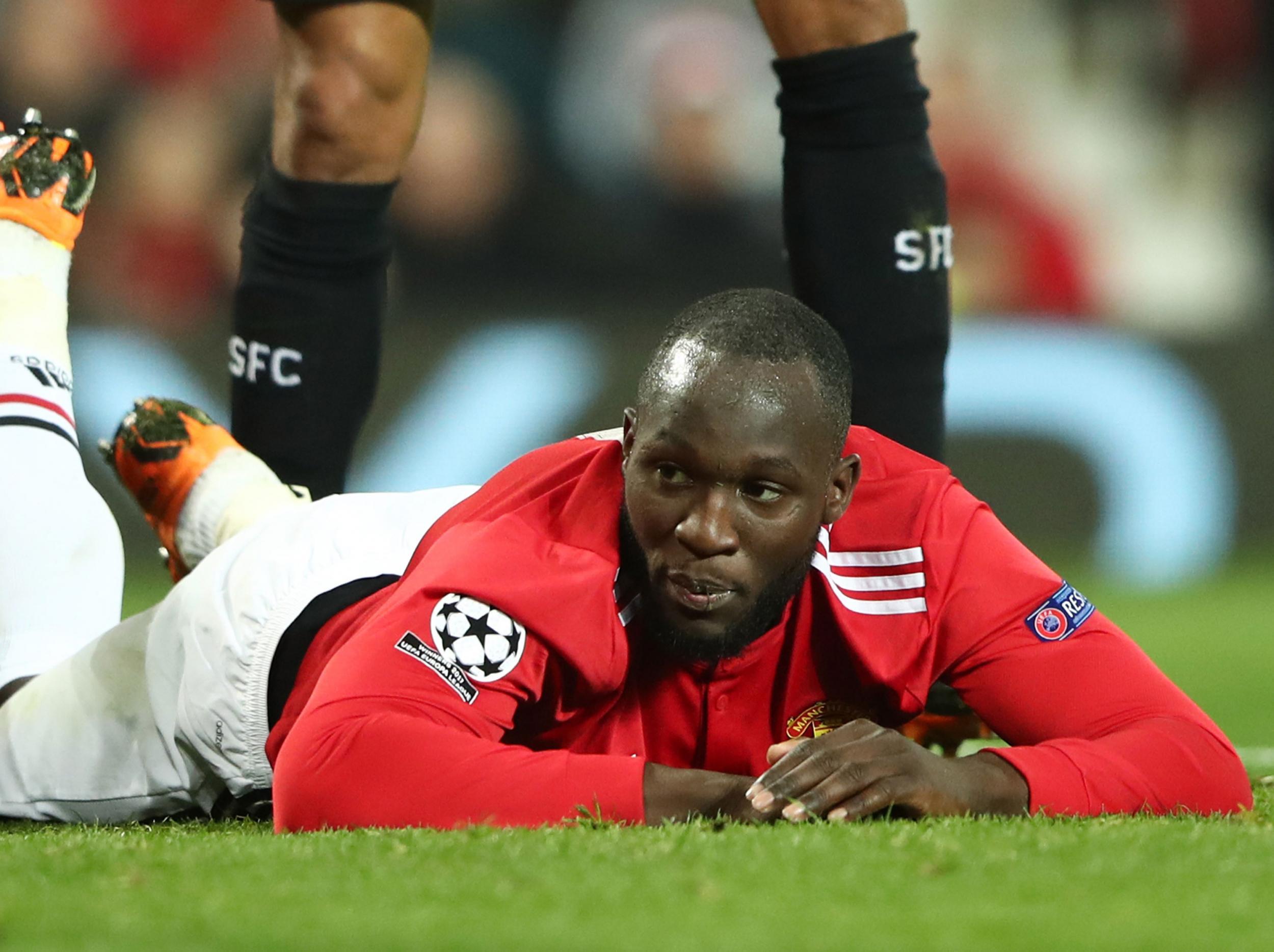 Romelu Lukaku was disappointed as Manchester United crashed out of Europe