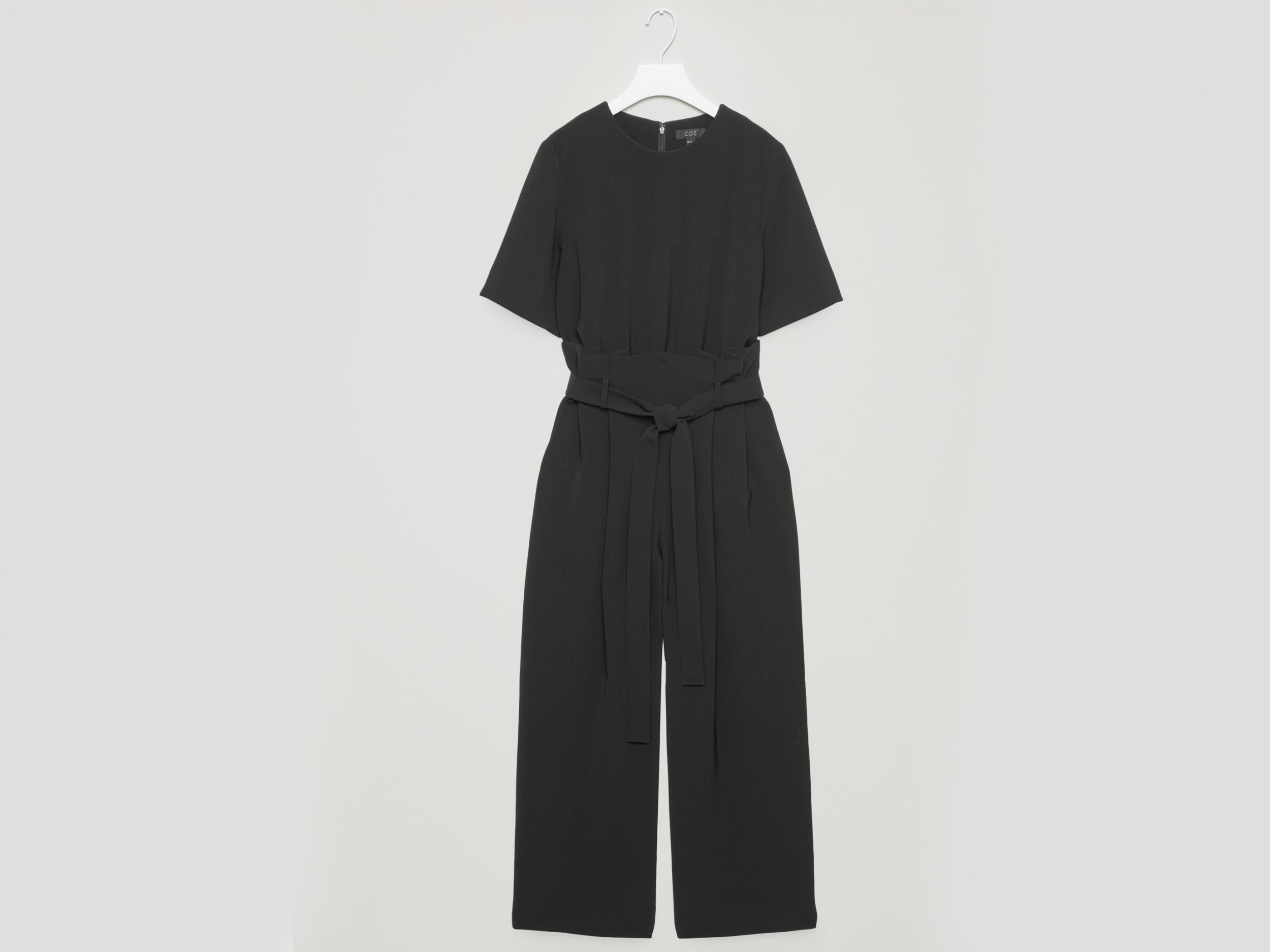 Pleated Short Sleeve Jumpsuit, £99, Cos