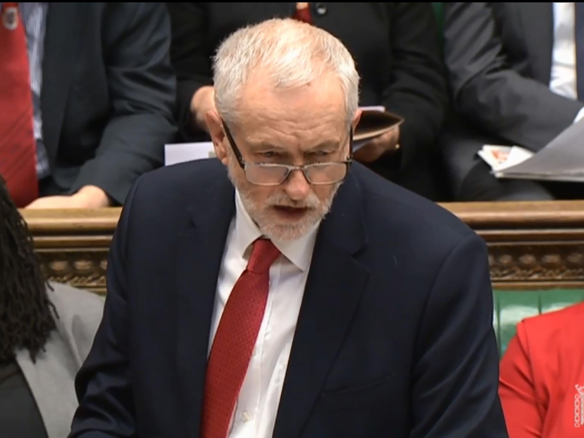 Mr Corbyn chose to cast doubt on the credibility of the British security services