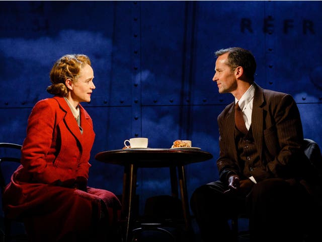 Isabel Pollen as Laura and Jim Sturgeon as her lover Alec in ‘Brief Encounter’ at Empire Cinema, Haymarket