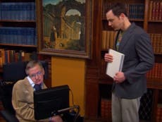 The Big Bang Theory cast pay touching tribute to Stephen Hawking