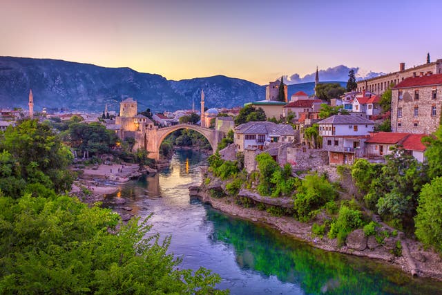 Stari Most stood for 400 years before being destroyed by Croat shell fire in 1993