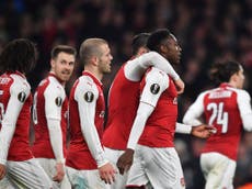 Welbeck leads Arsenal into Europa League quarter-finals