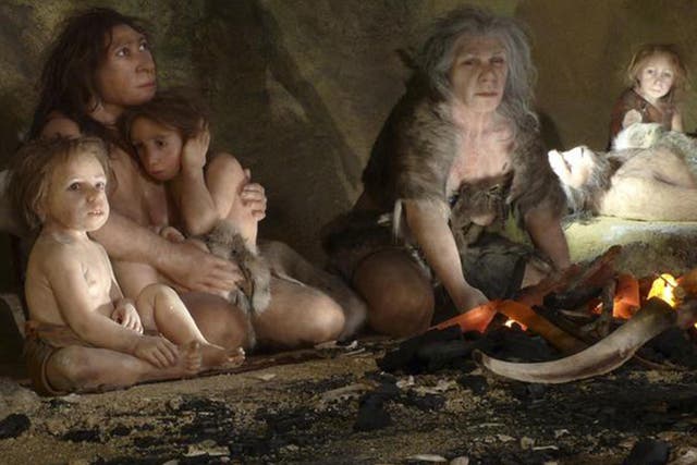 Current research suggest Neanderthals (artist's impression) went extinct over a period of 4,000 to 10,000 years