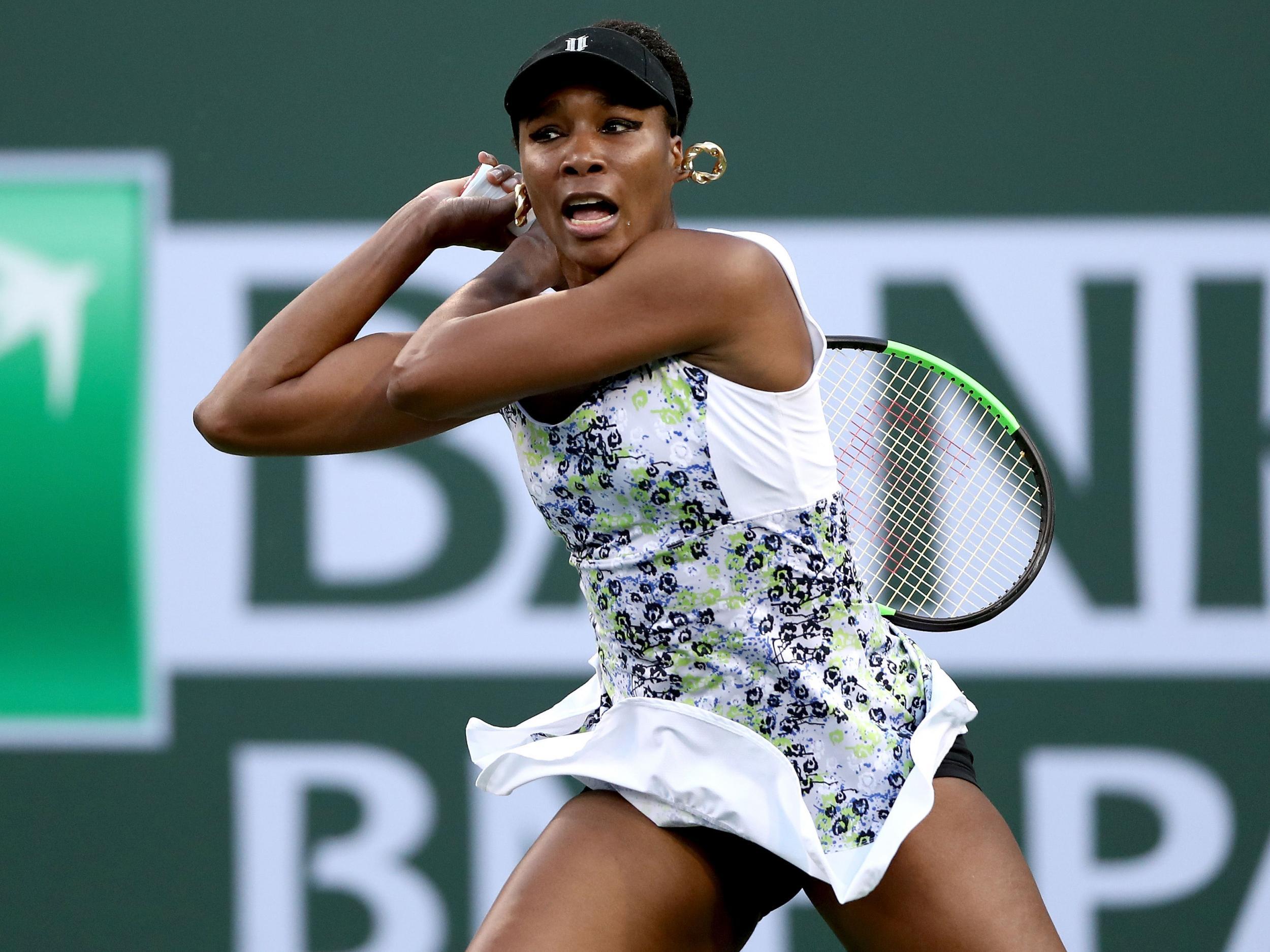 Venus Williams is into the last four in Indian Wells