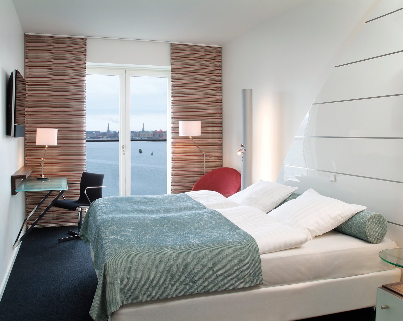 Copenhagen Island's rooms have fabulous water views