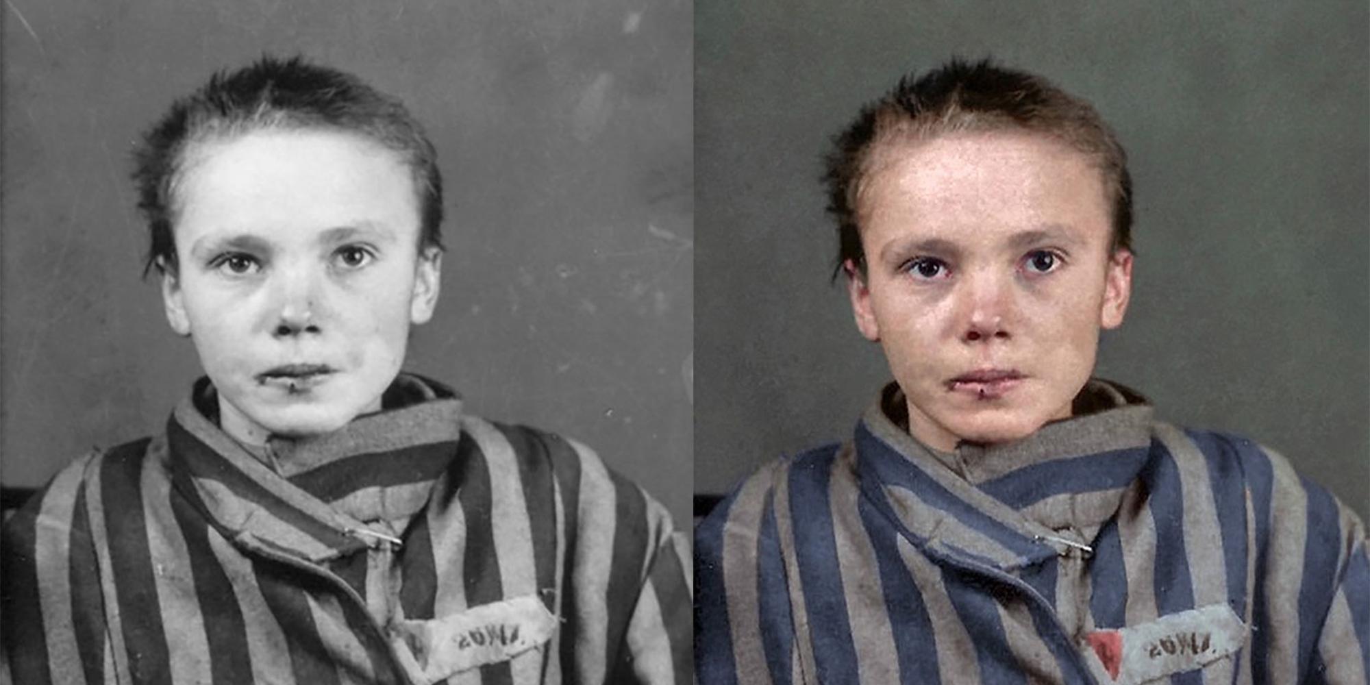 Освенцима Чеслава квока четырнадцатилетняя узница