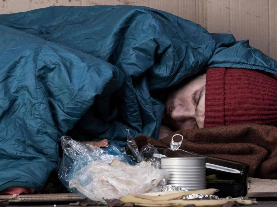 Rough sleeping has risen by 169 per cent since 2010