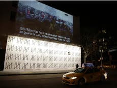 Banksy unveils New York City protest mural