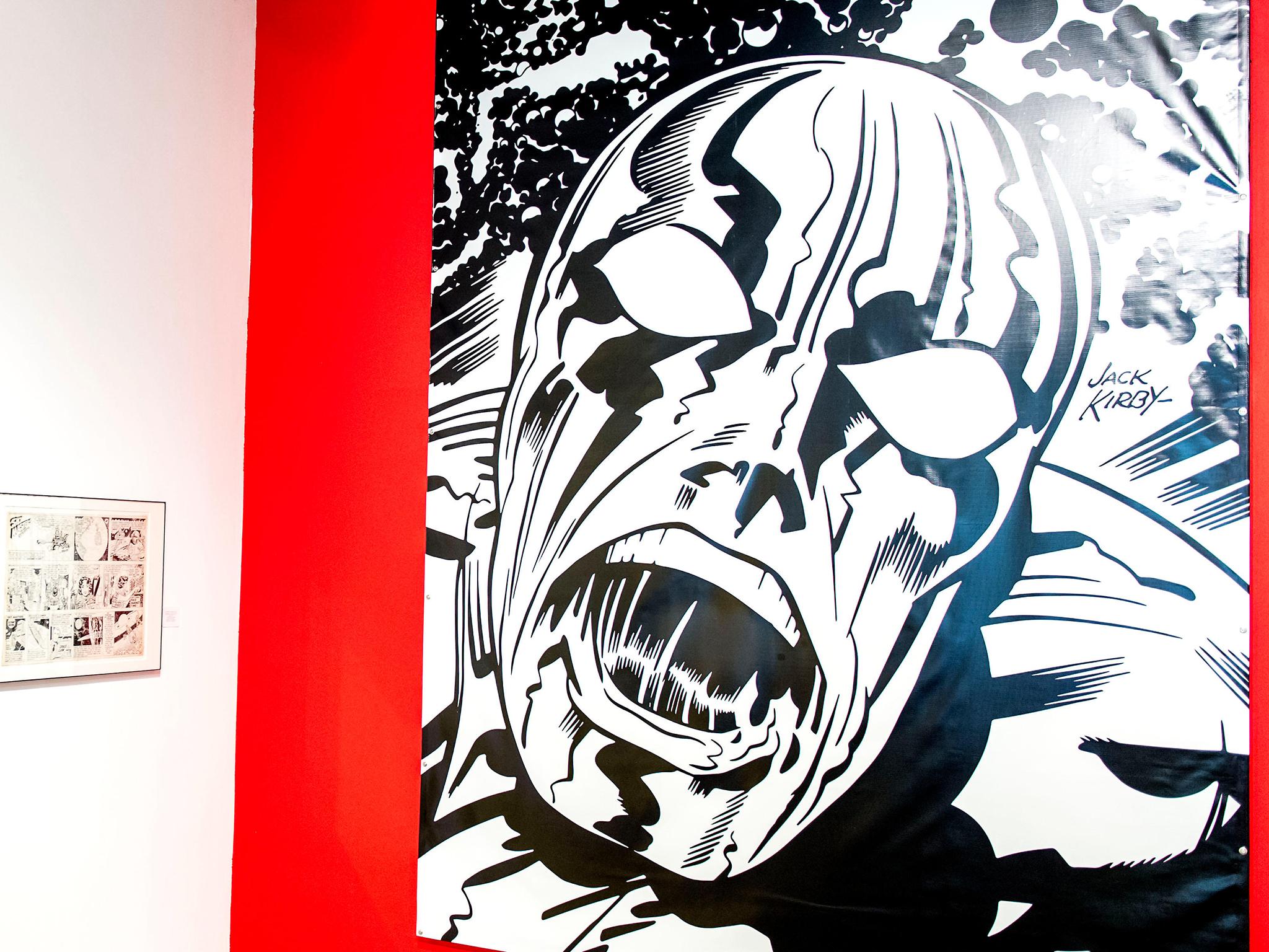 The Silver Surfer artist is celebrated at the CSUN Art Galleries with the exhibition, Comic Book Apocalypse: The Graphic World of Jack Kirby