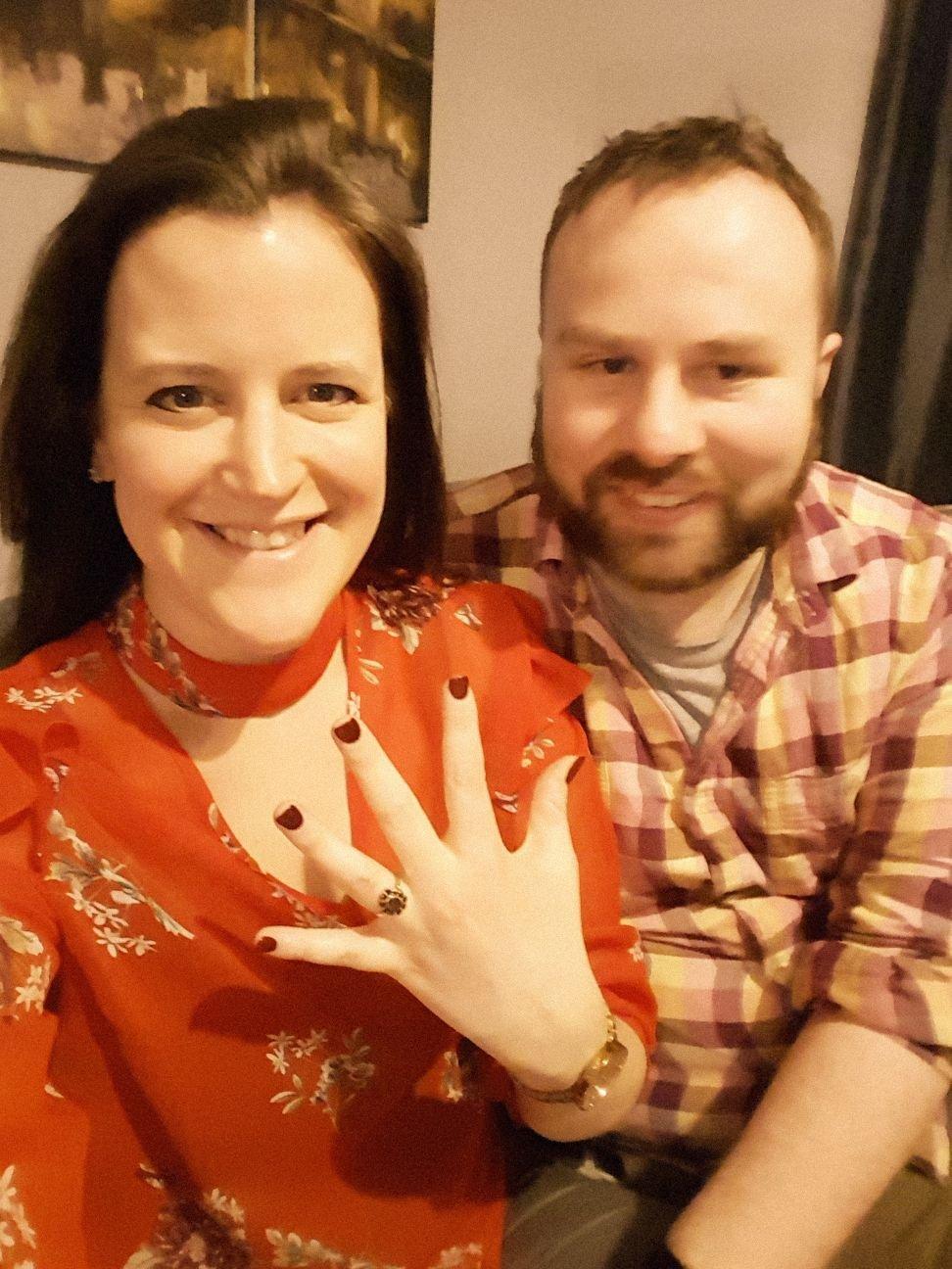 Matthew Reville met his fiancée Rachel Evans two years ago in a bar in Westminster