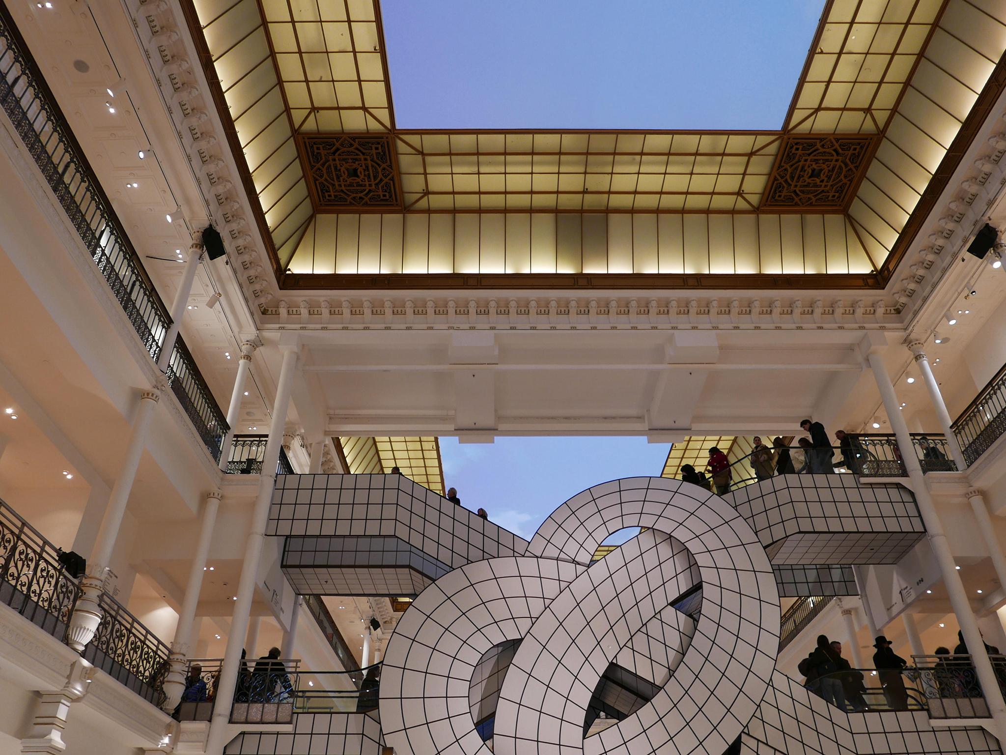 Escalators designed by Andrée Putman in Paris’s Rive Gauche department store