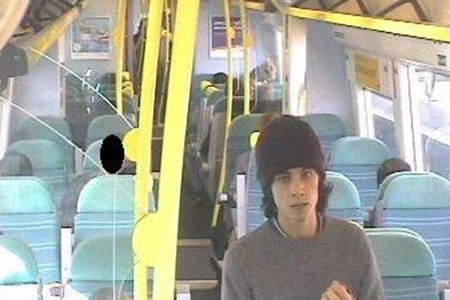 Ahmed Hassan caught on CCTV while fleeing London after the Parsons Green bombing on 15 September 